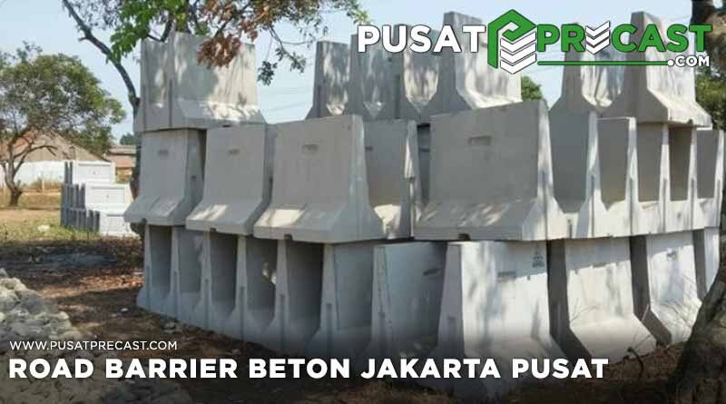 road barrier beton Jakarta Pusat