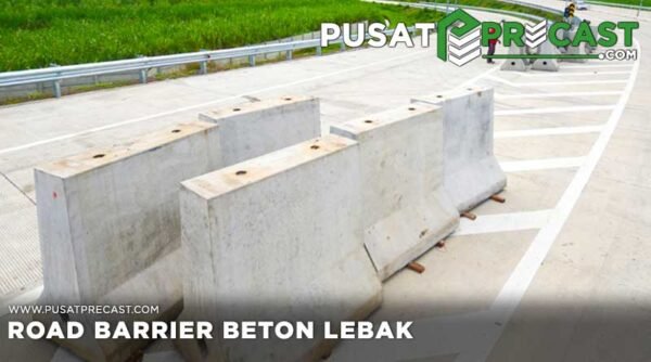 road barrier beton Lebak