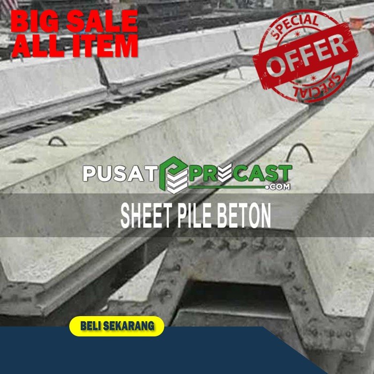 harga sheet pile beton Bogor