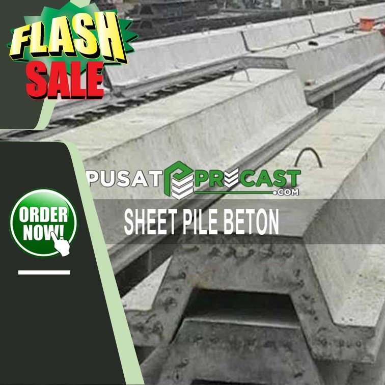 harga sheet pile beton jakarta pusat