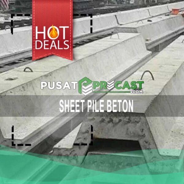 harga sheet pile beton jakarta timur