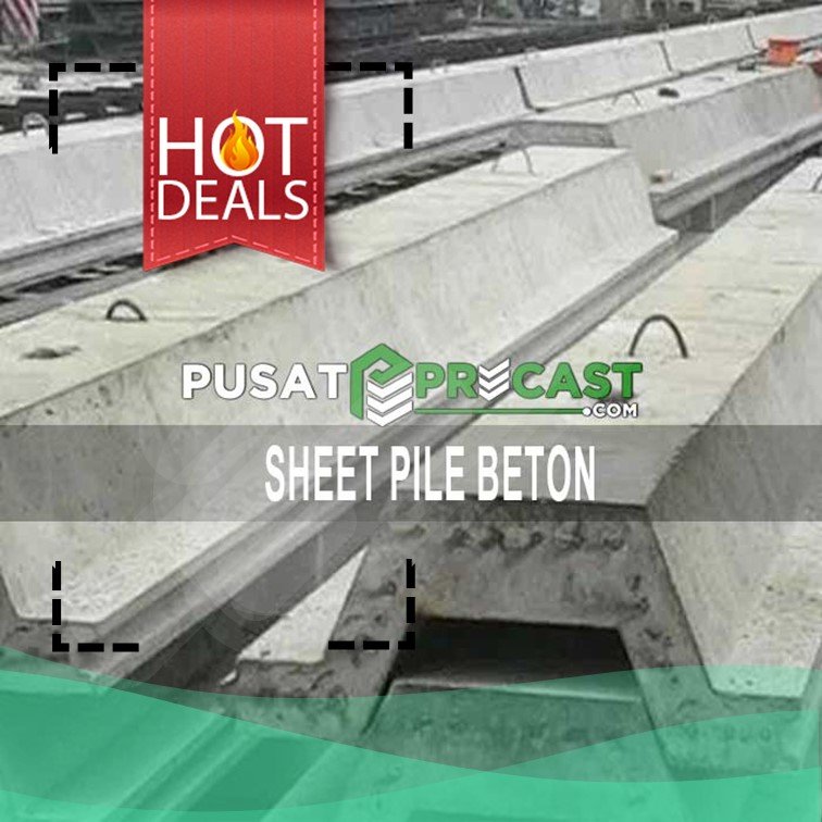 harga sheet pile beton jakarta timur