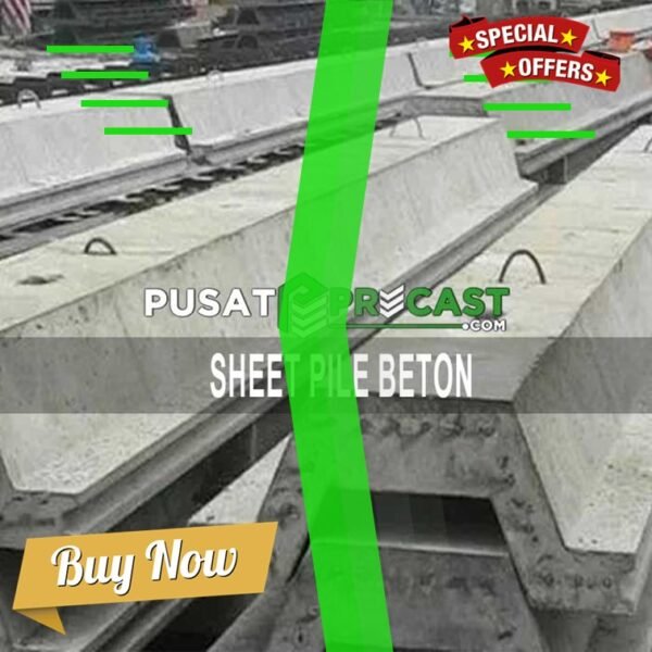 harga sheet pile beton jakarta utara