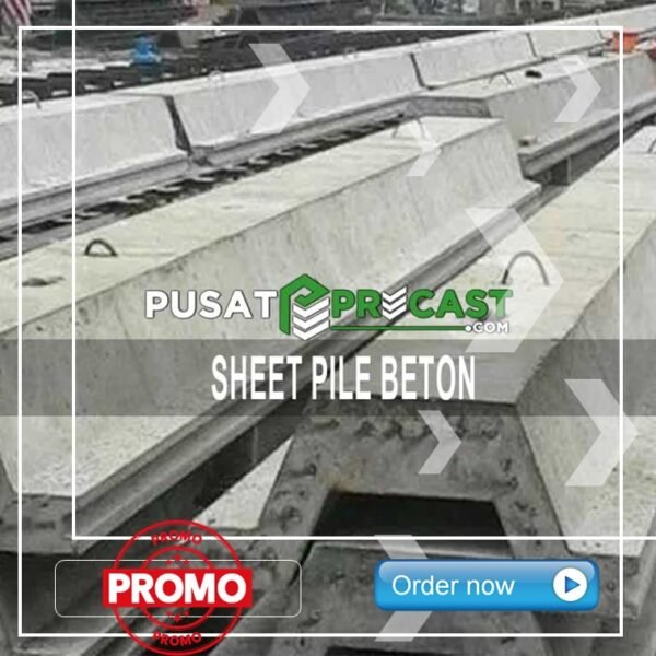 harga sheet pile beton Tangerang
