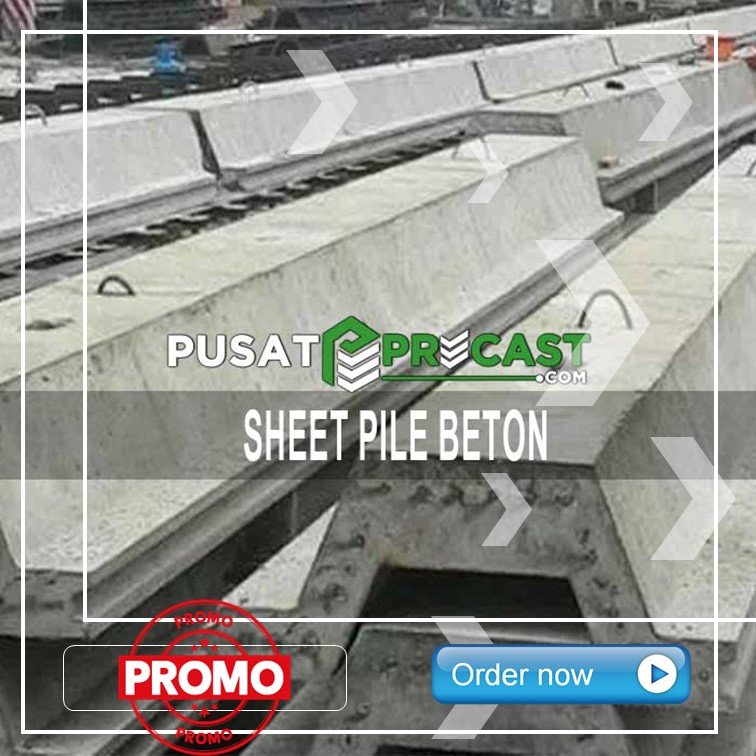 harga sheet pile beton Tangerang
