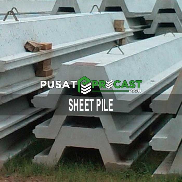 harga sheet pile beton