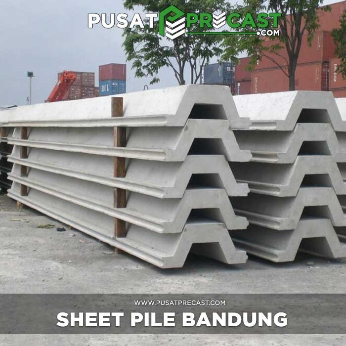 harga sheet pile beton Bandung