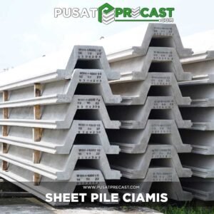 harga sheet pile beton Ciamis
